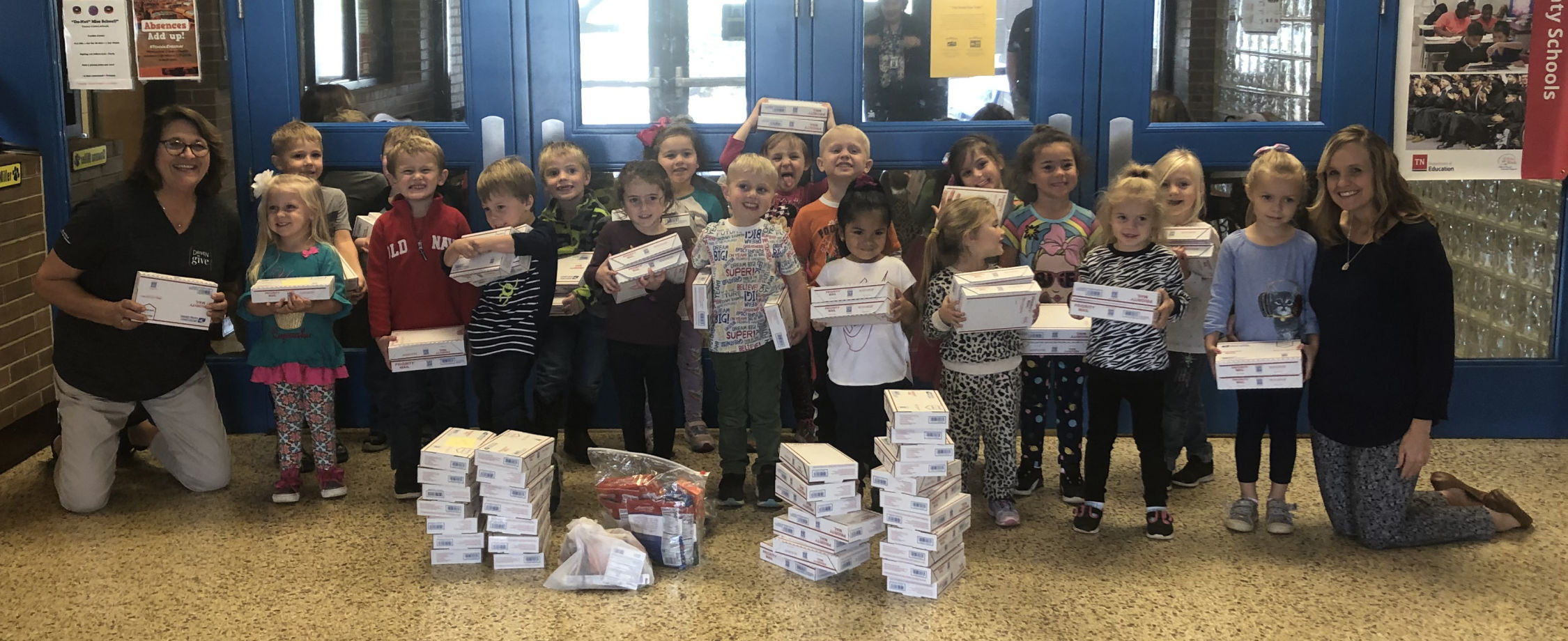 Niota School pitches in for veterans